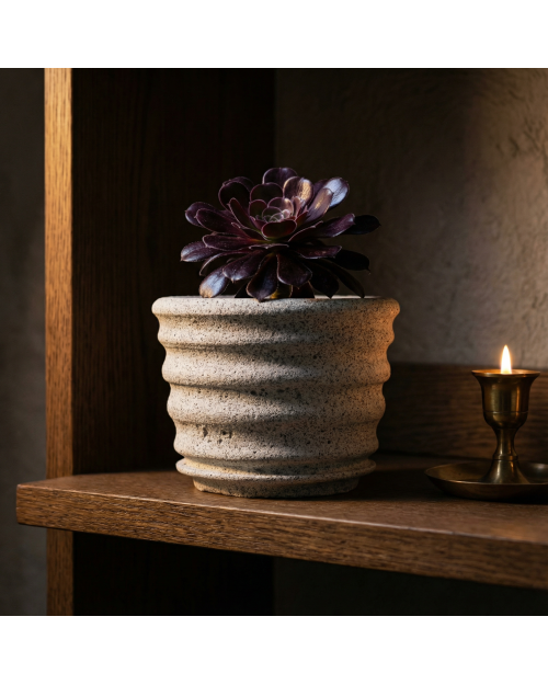 Decomini AETHERIS — El Yapımı Hafif Beton Saksı