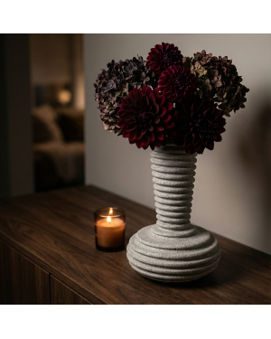 Decomini STRATA | El Yapımı Hafif Beton Saksı