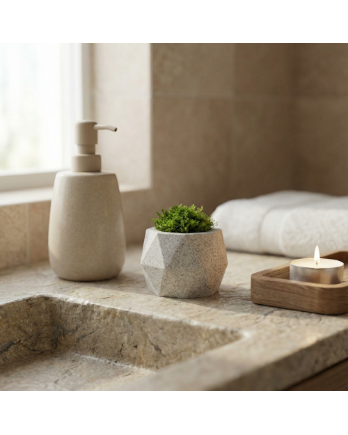 Decomini LITHRA — El Yapımı Hafif Beton Saksı