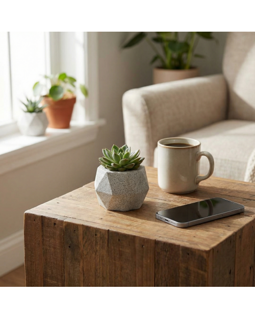 Decomini LITHRA — El Yapımı Hafif Beton Saksı