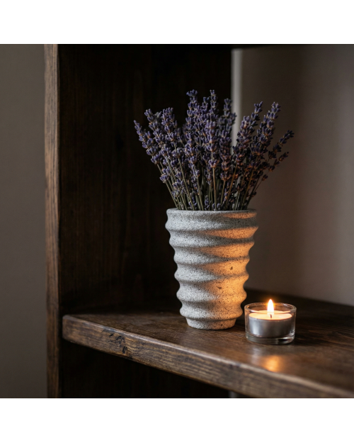 Decomini RISE — El Yapımı Hafif Beton Saksı